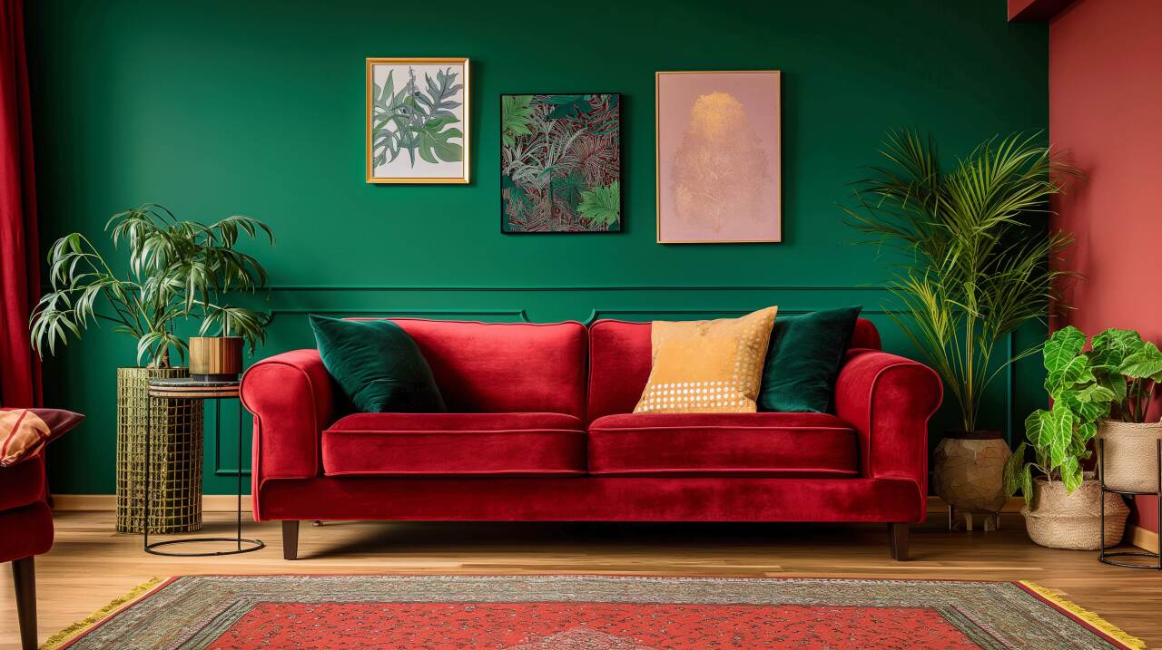 1 Lebendiges Boho-Wohnzimmer