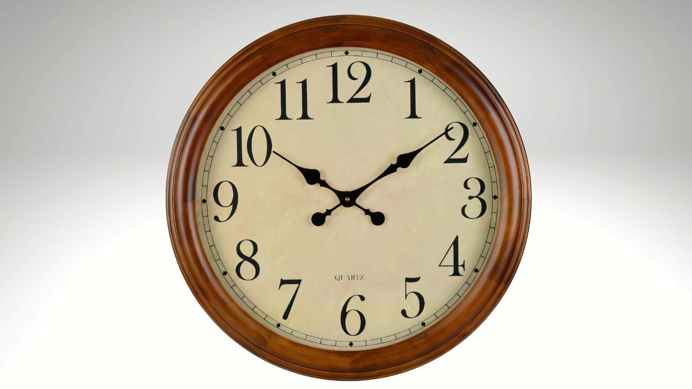 Traditional Style Wall Clock