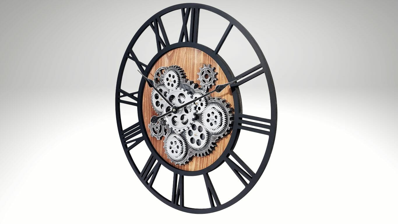 Industrial Style Wall Clock