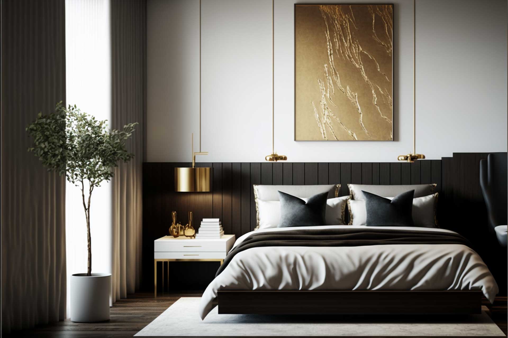 Sleek And Modern Minimalist Bedroom