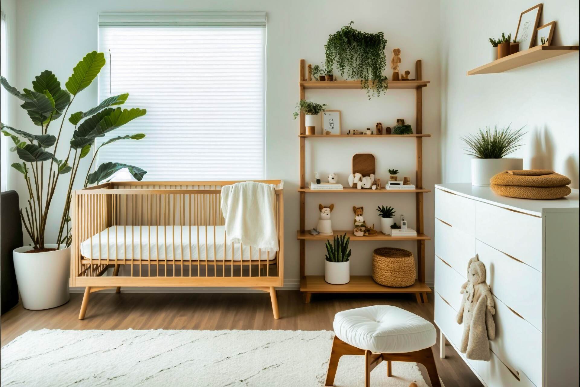 A Minimalist Nursery Room Design Bright And Airy