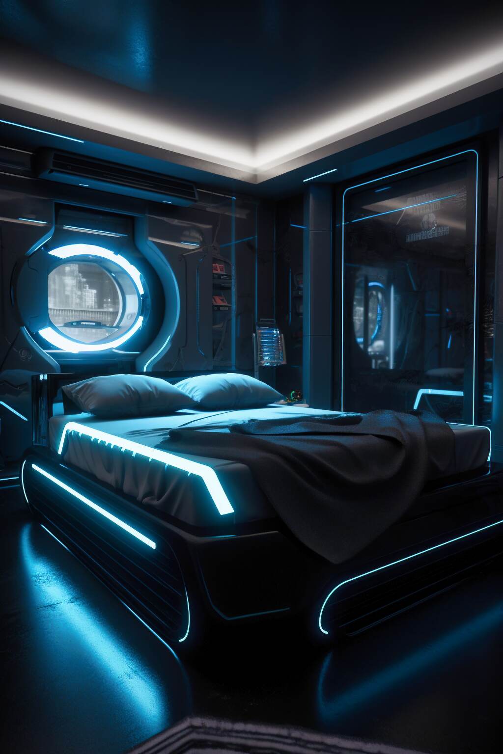 Adaptive Cyberpunk Sleep Chamber