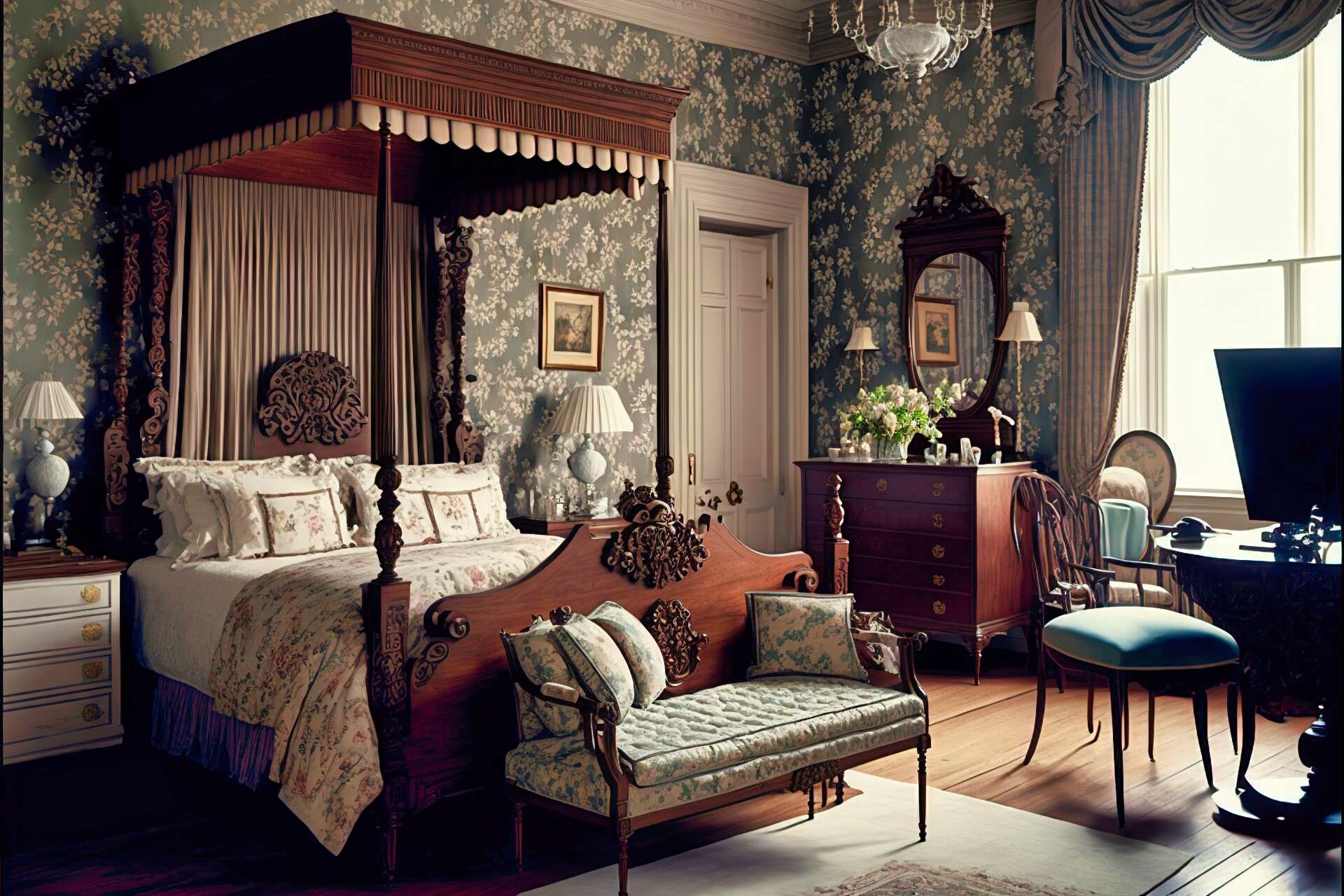 Antique Elegance In The Bedroom U