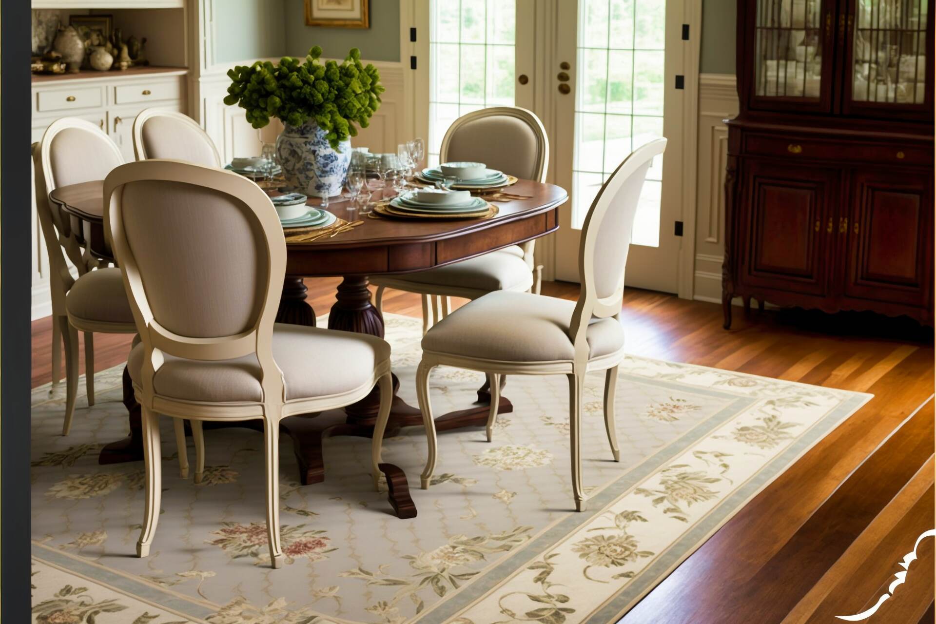 Cozy Elegance In A French Country Dining Room