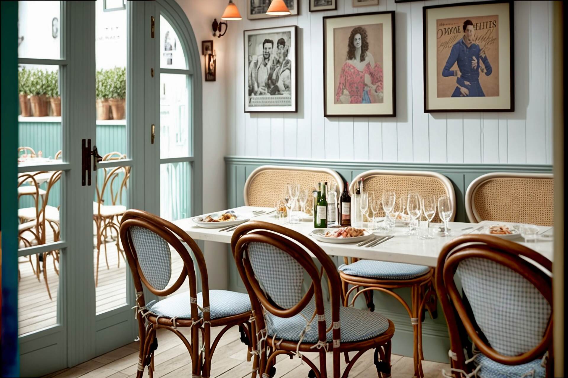 French Bistro Chic In A Provincial Dining Room