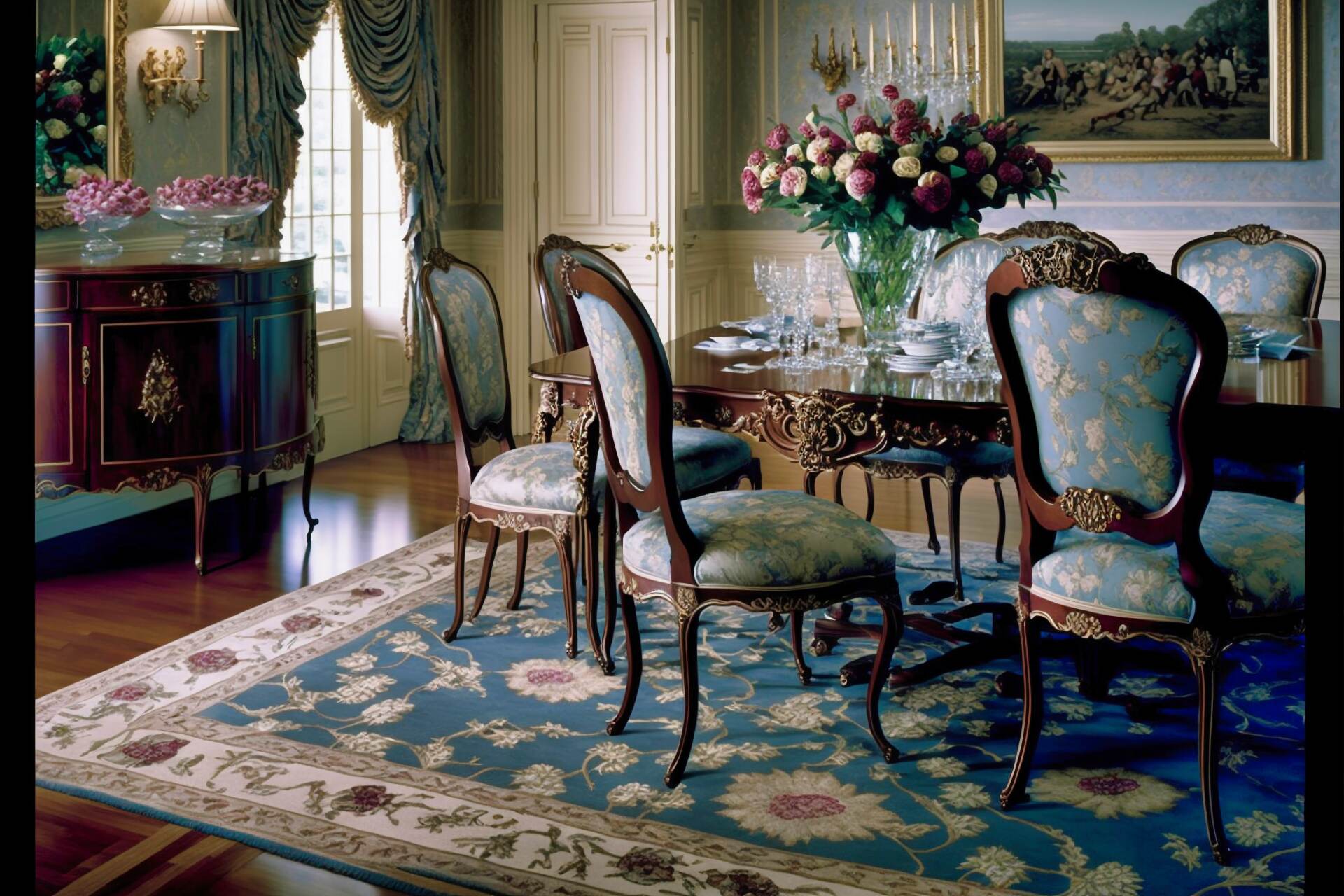 Grandeur In A French Provincial Dining Room
