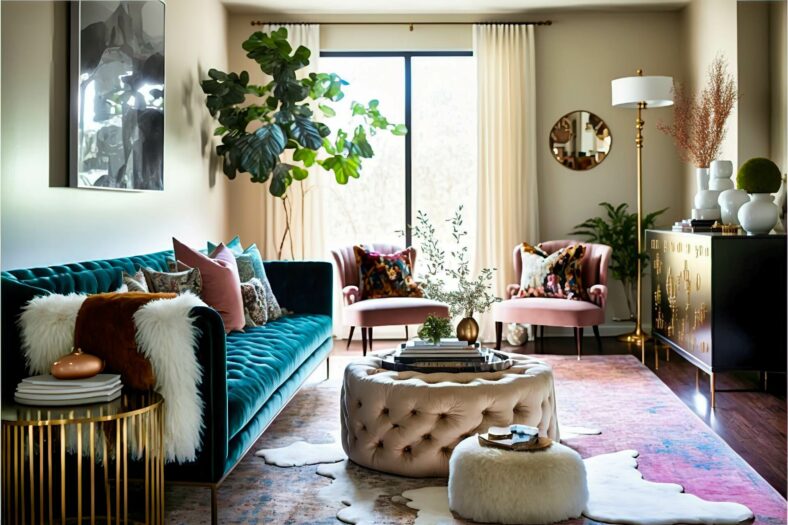 Bohemian Style Living Room Designs