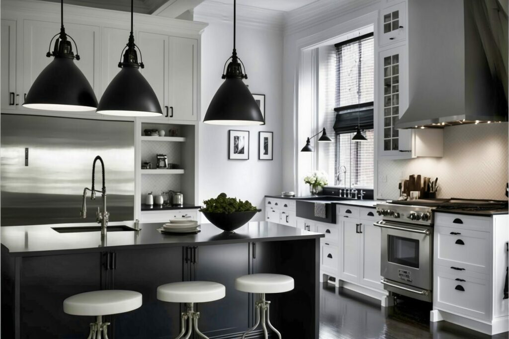 Black Industrial Style Kitchen Ideas