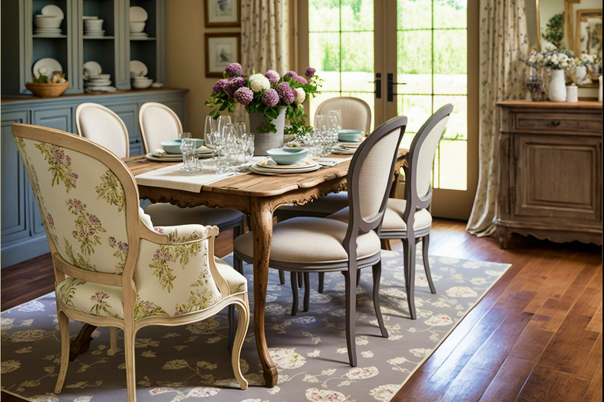 Refined Elegance In A French Country Dining Room
