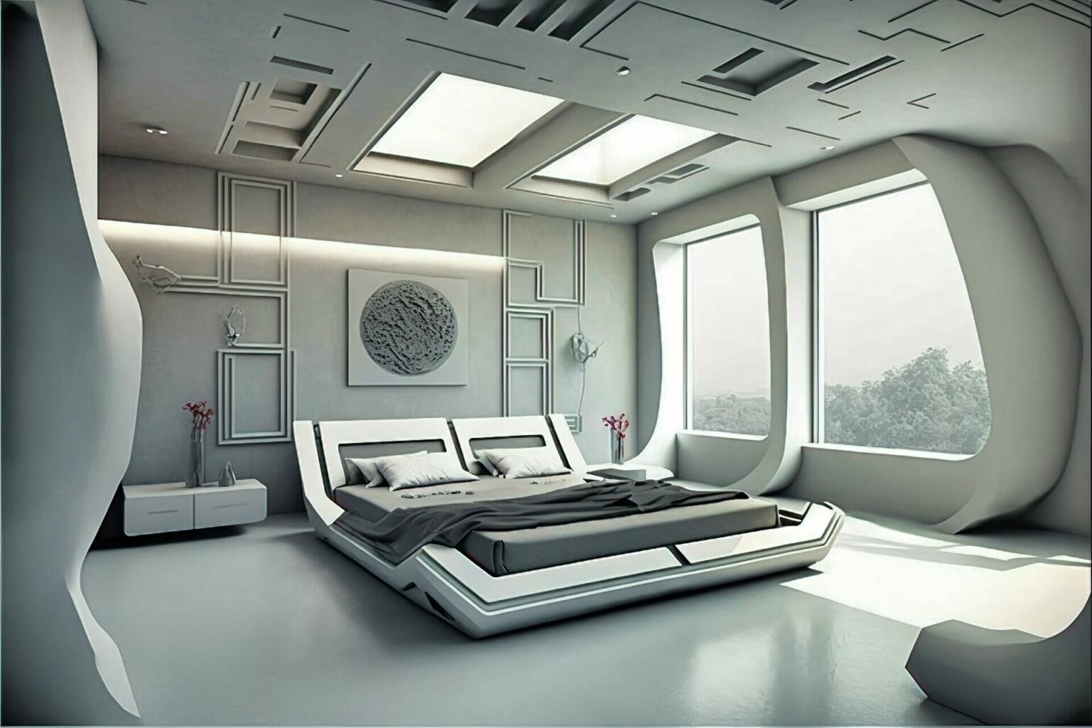 Futuristic Style Bedroom Designs
