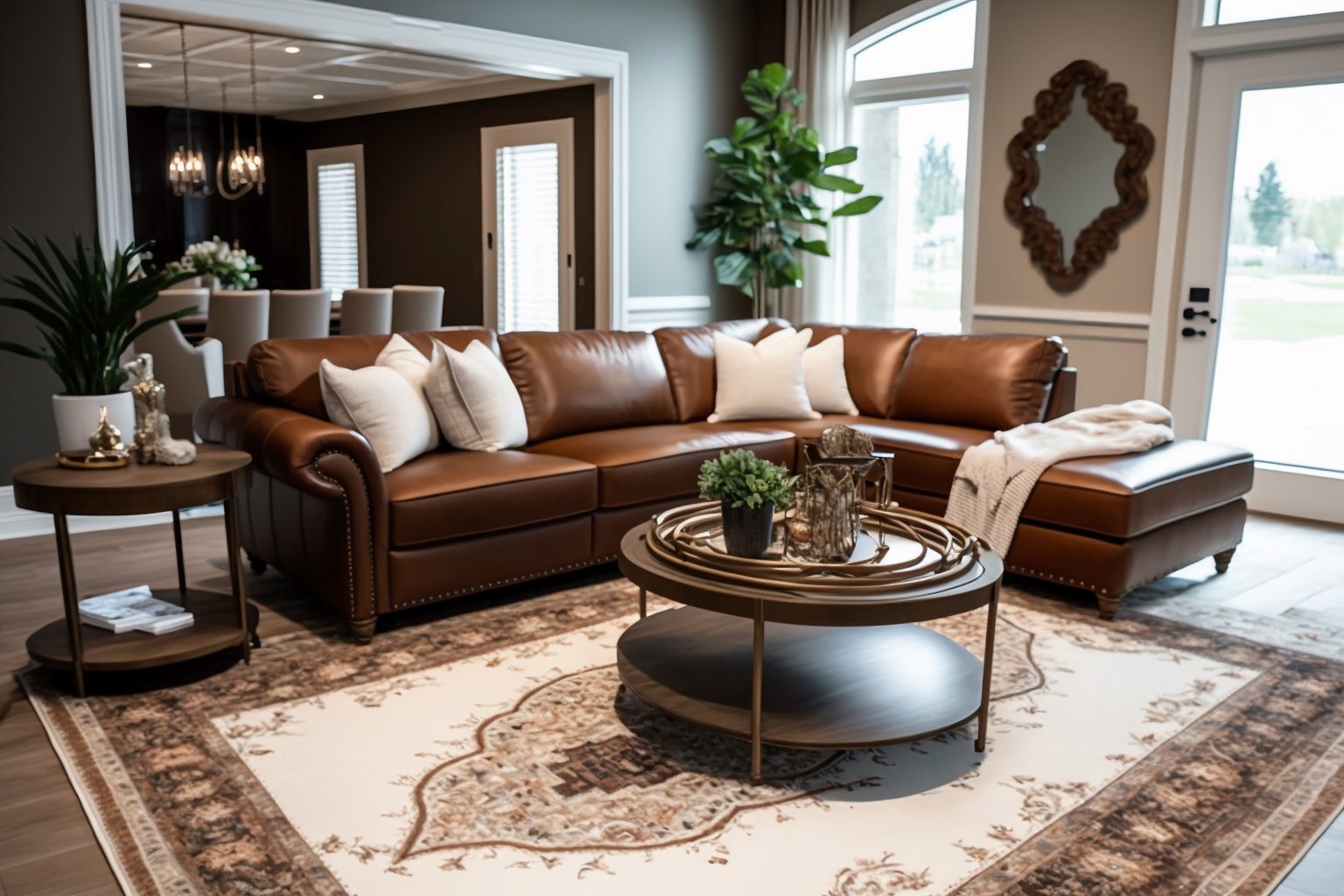 Chateau Dax Designer Italian Furniture In Sophisticated Living Room
