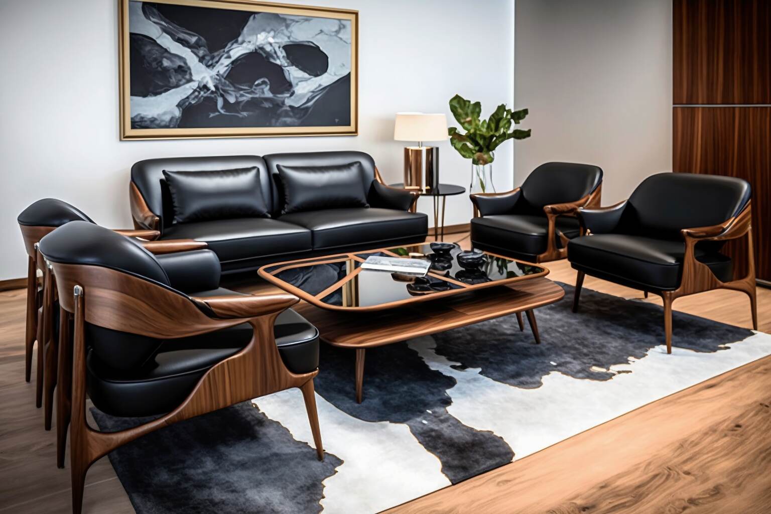 Italian Designer Edra Furnished Luxurious Living Room