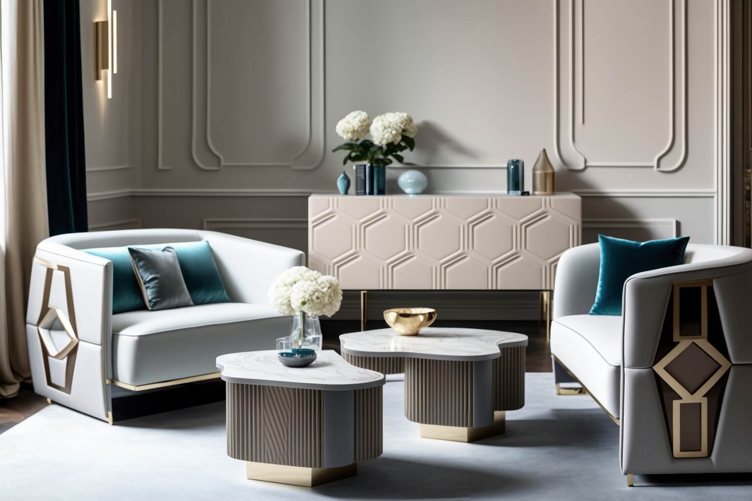 Modern Living Space With Isabella Costantinis Furniture