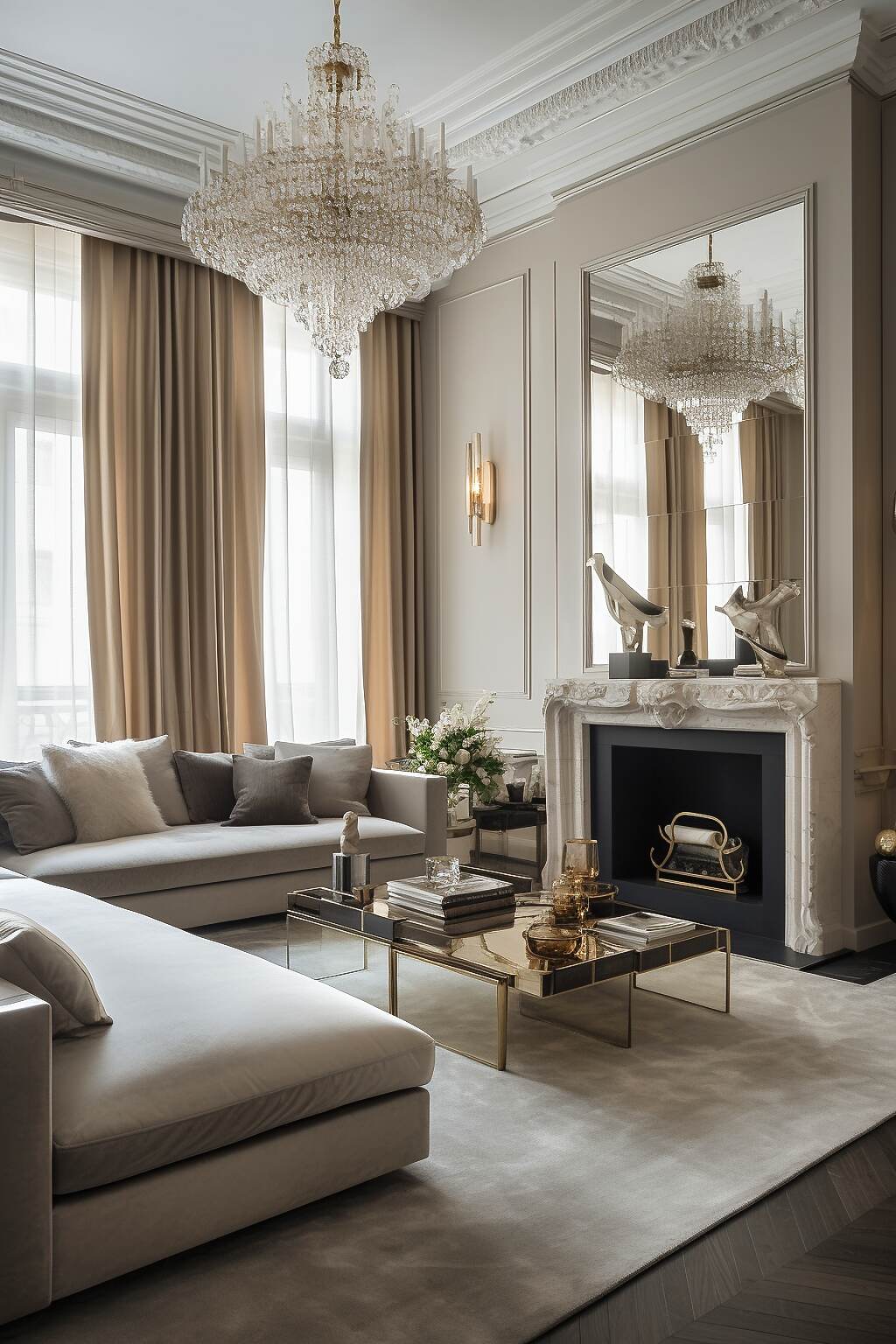 Timeless Luxury Modern Living Room