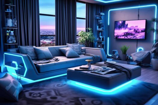 Leuchtende Räume: 10 atemberaubende neonbeleuchtete Wohnräume für das moderne Zuhause