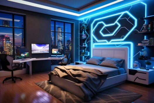 Gaming-Schlafzimmer-Ideen