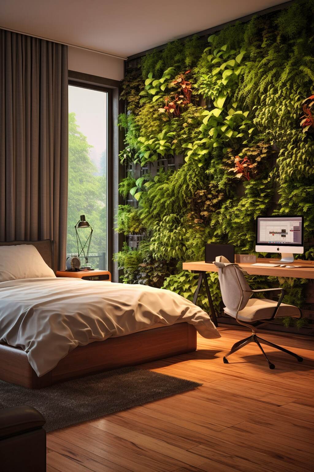 Greenhouse Grid A Modern Bedroom