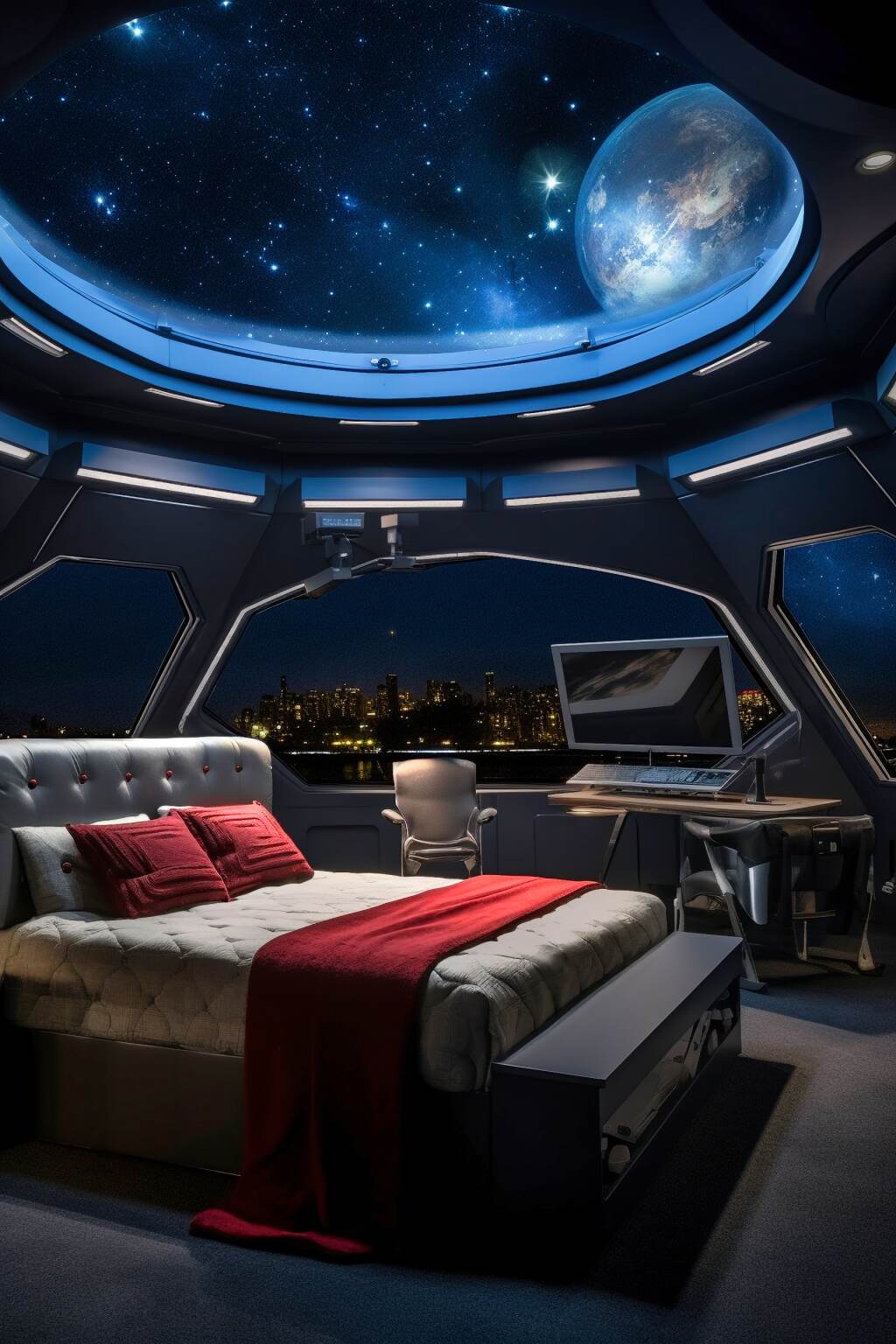Stellar Observatory Gaming Bedroom