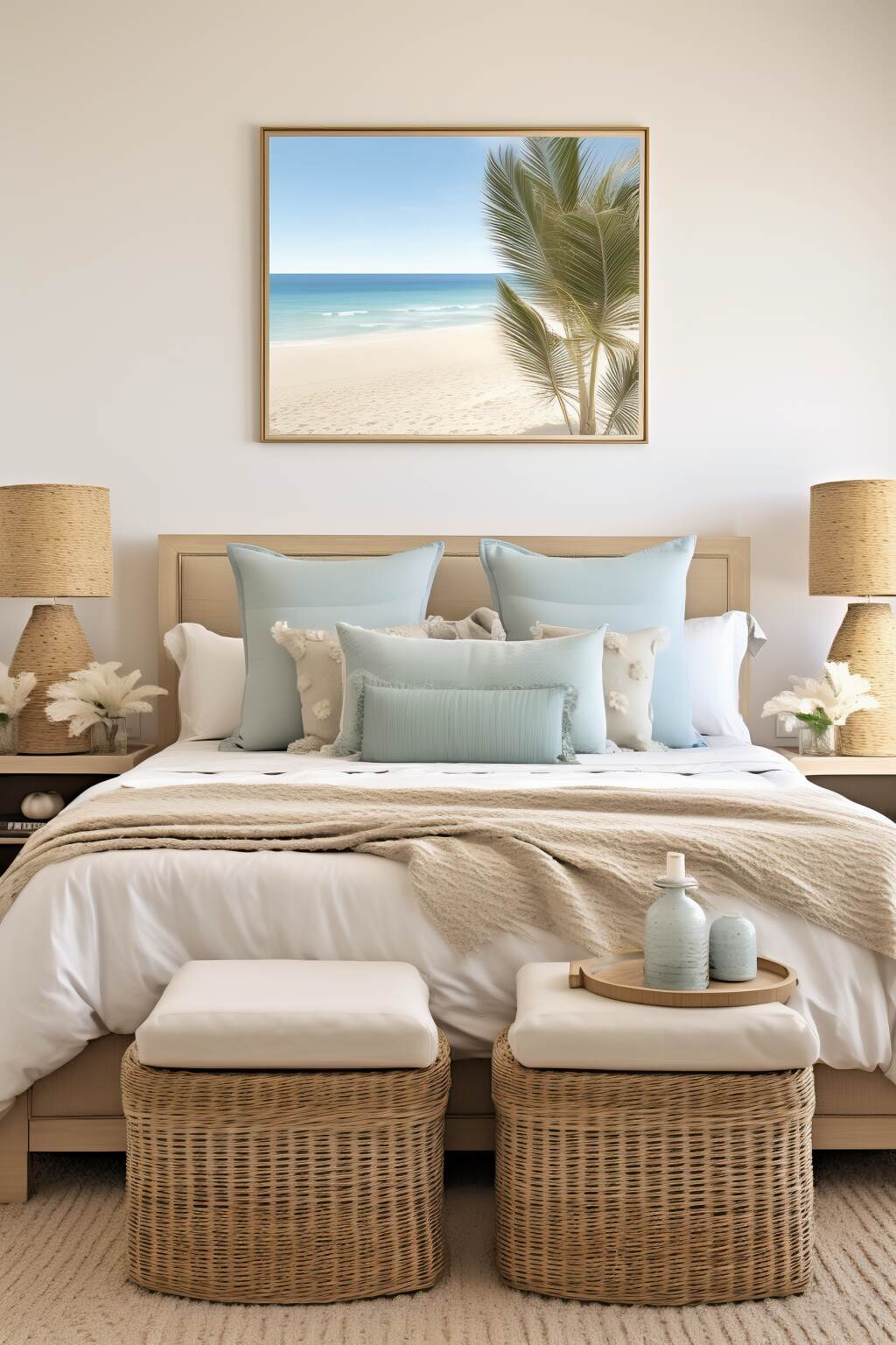 Coastal Bohemian Bedroom