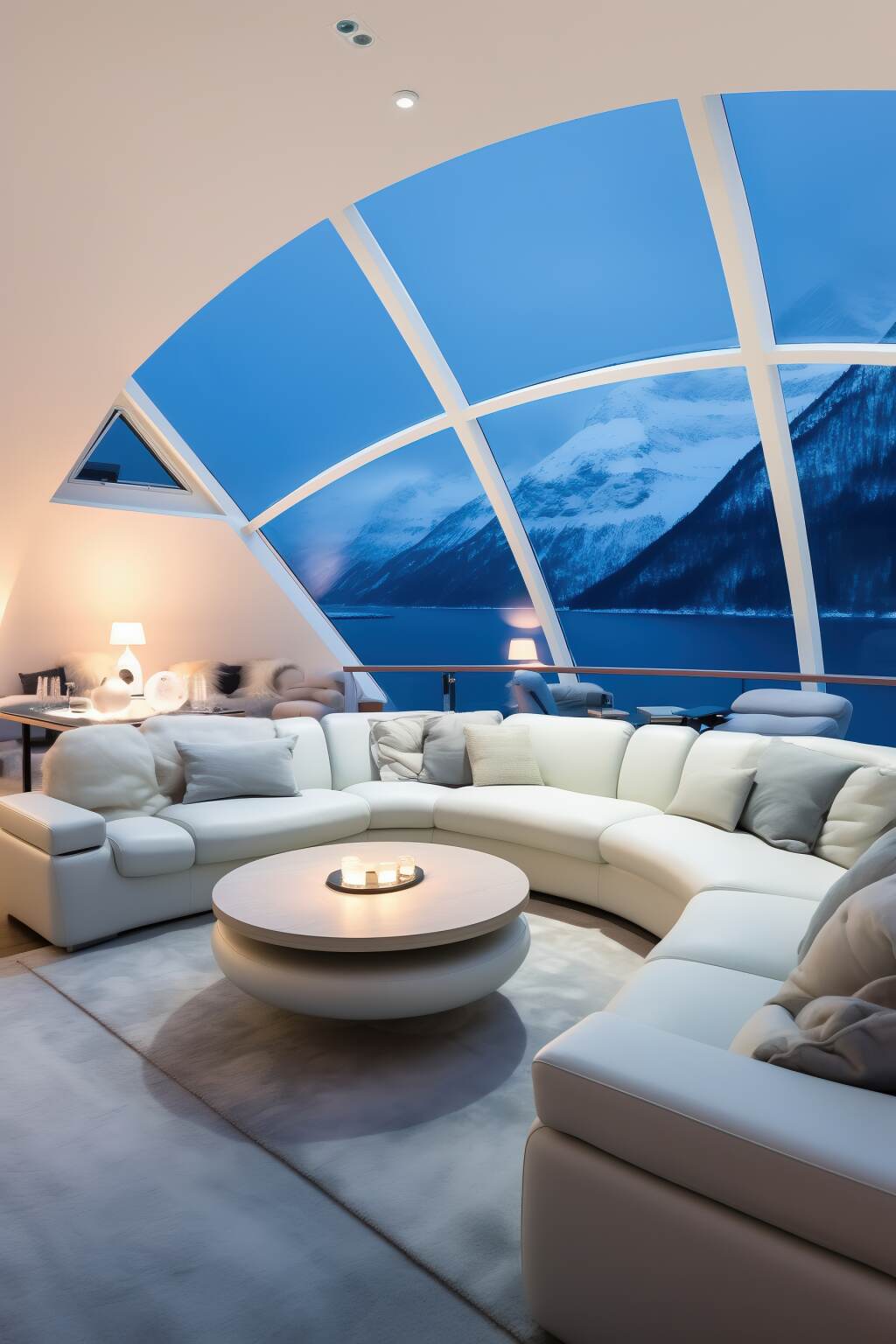Spacious Dome Shaped Living Room