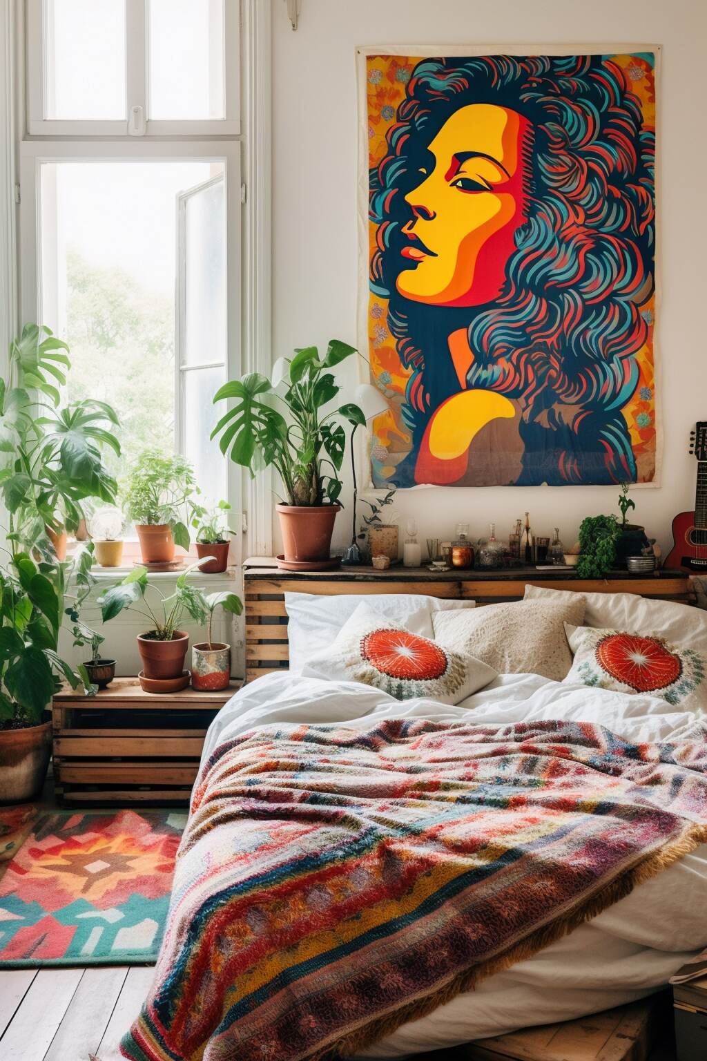 Artistic Modern Boho Bedroom