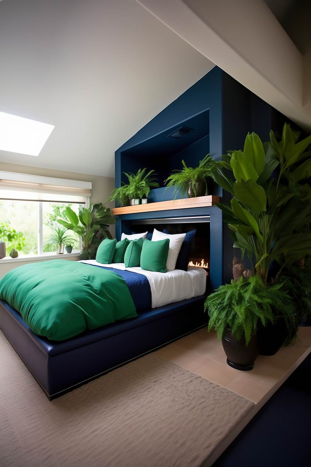Modern Emerald Bedroom Escape