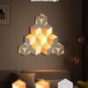 3D RGBIC Hexagon Wall Light, 129 LEDs, Wi-Fi, 10 Panels
