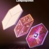 3D RGBIC Hexagon Wall Light, 129 LEDs, Wi-Fi, 10 Panels