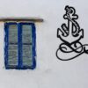 3D Steel Anchor Wall Sculpture (60x45 cm)