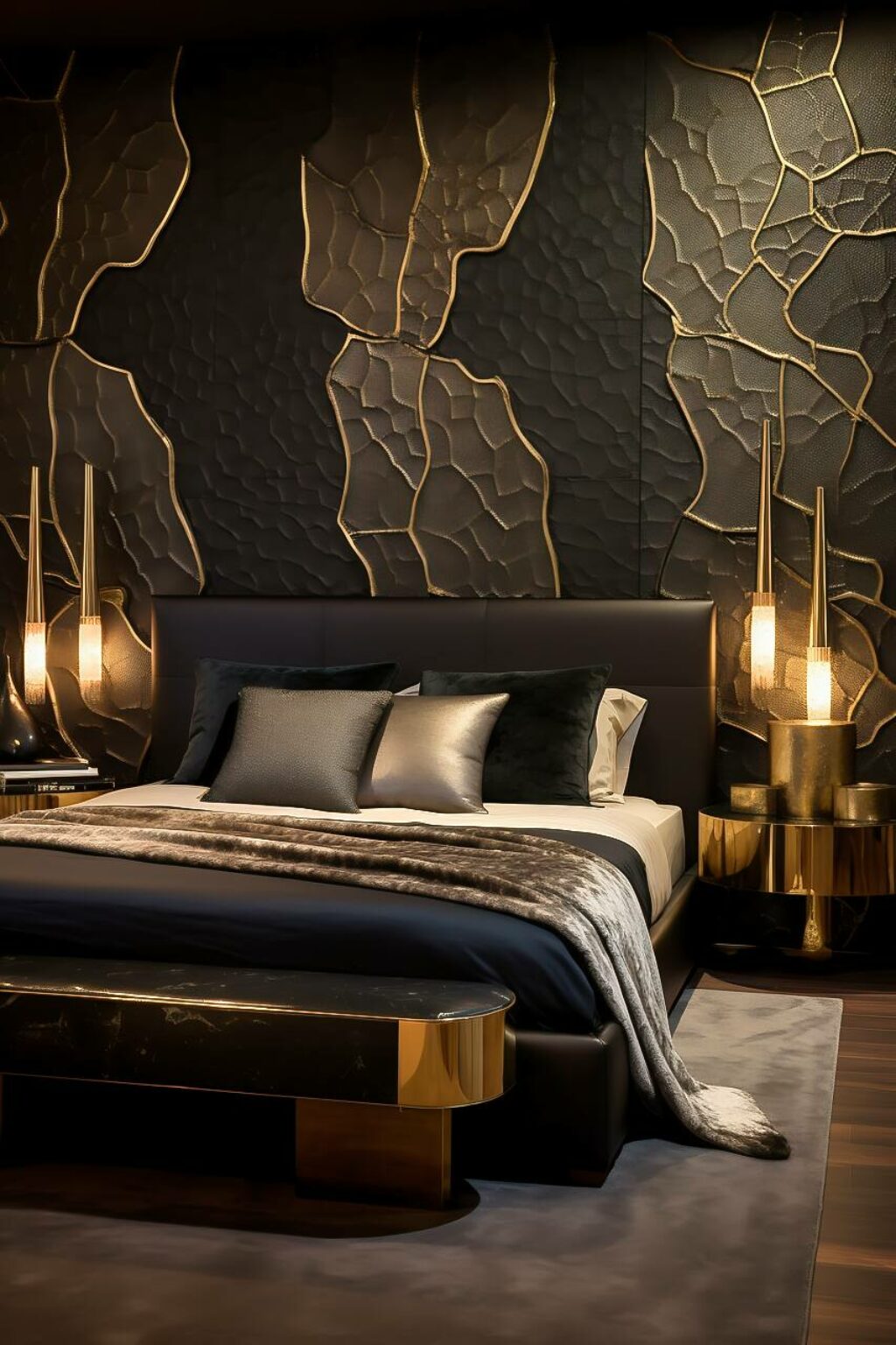 Luxurious Black Modern Bedrooms: A Noir Approach To Ultimate Comfort