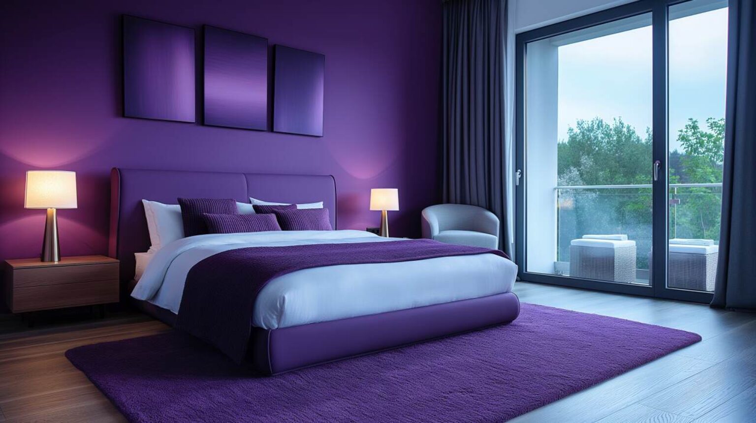 Bold And Beautiful Purple Bedroom Designs To Try Now