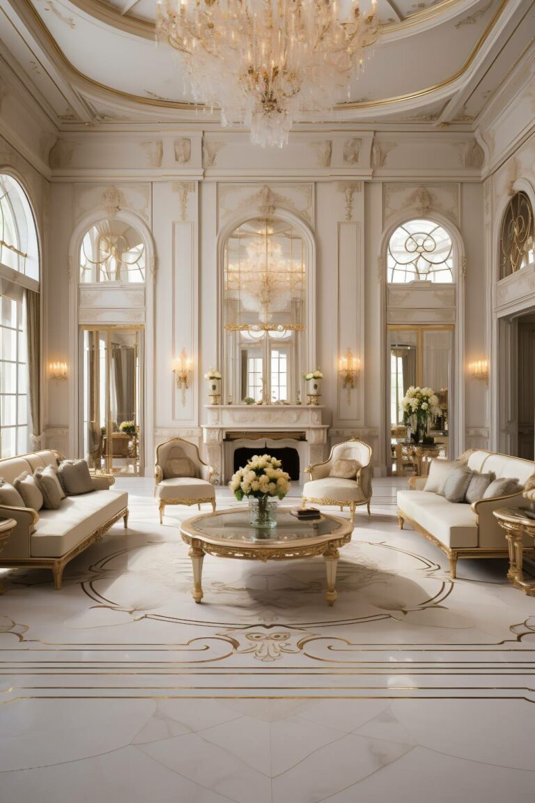 15 Luxury Living Room Designs With Marble Floors