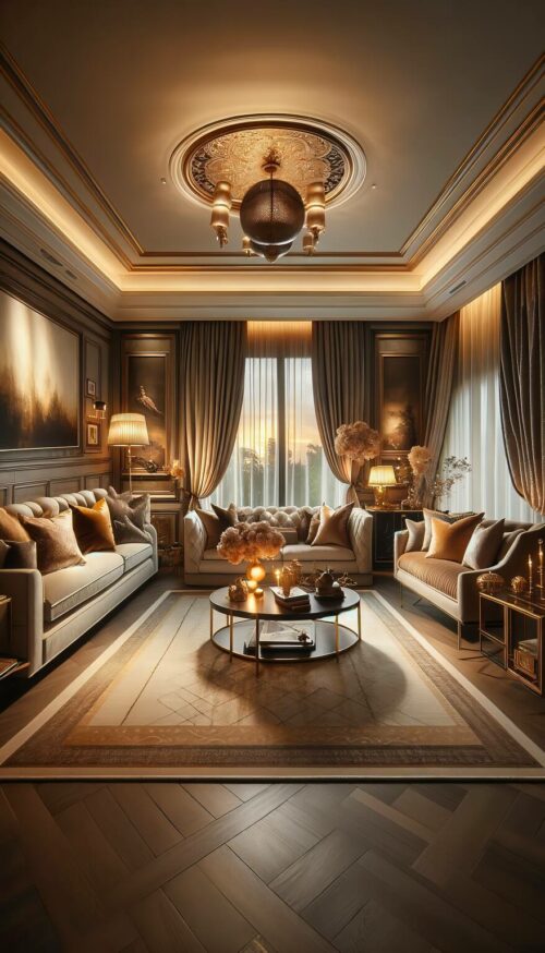 Romantic Living Room Decor photo