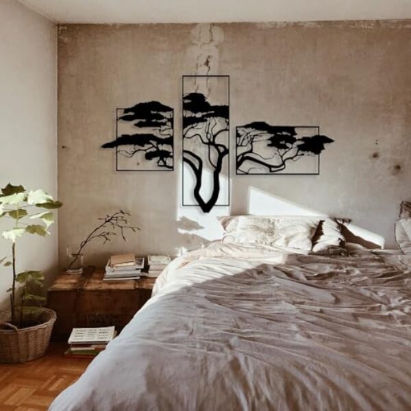 Baum des Lebens Metall Wanddeko