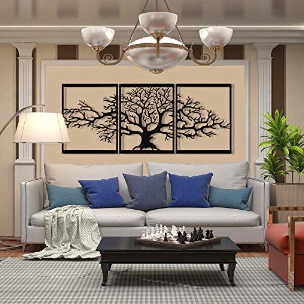 BAUPOR Tree of Life 3D Metal Wall Decor