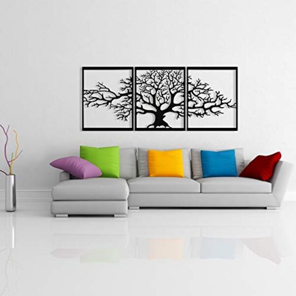 BAUPOR Tree of Life 3D Metal Wall Decor