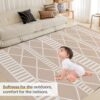 Beige 180x270 cm Outdoor/Indoor Weicher Anti-Rutsch-Teppich
