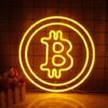 Bitcoin Neon Sign - USB LED Wall Light (32x32cm)