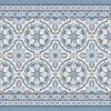 Blue Vinyl Rug - Durable & Hygienic (78x180 cm)
