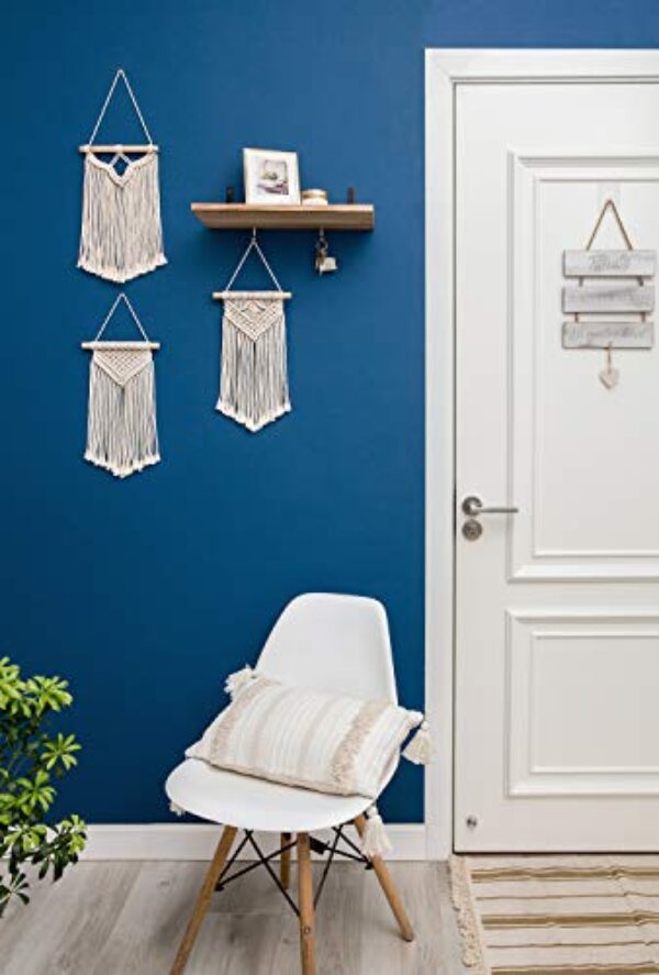 Boho Chic Macrame Wall Hanging Set of 3