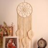 Boho Dream Catcher Macrame - Ivory, 100cm
