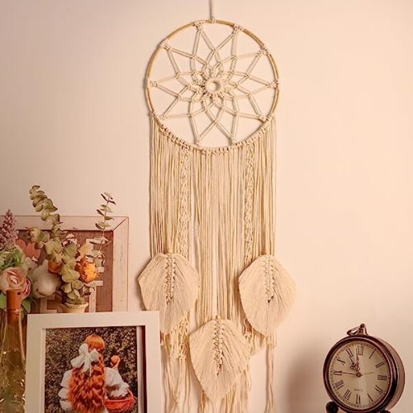 Boho Dream Catcher Macrame - Ivory, 100cm