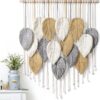 Boho Macrame Tapestry - 23.6" Cotton Wall Hanging