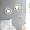 Boho Macramé Wall Mirrors, Set of 2 (Ivory)