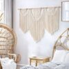 Boho Macrame Wall Tapestry, 114 × 96 cm