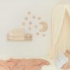 Boho Rattan Moon & Stars Wall Decoration