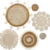 Boho Wandkorb Set - Handgefertigt, 6 Stile