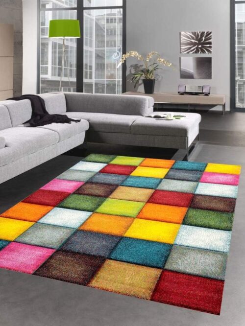 Carpetia Modern Colorful Living Room Rug