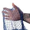 Decorative Cotton Fishing Net with Floats, Blue