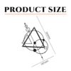 Elegant 3D Geometric Metal Wall Art